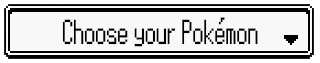 choose your pokémon